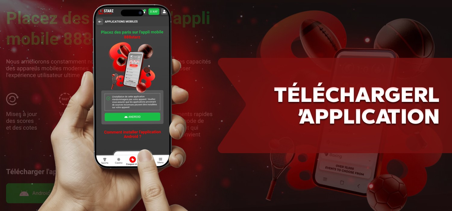 processus de téléchargement de l'application de casino